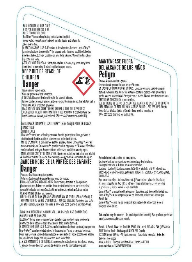 ecolab EcoShine™ Water-Based Stainless Steel Polish - Image 3